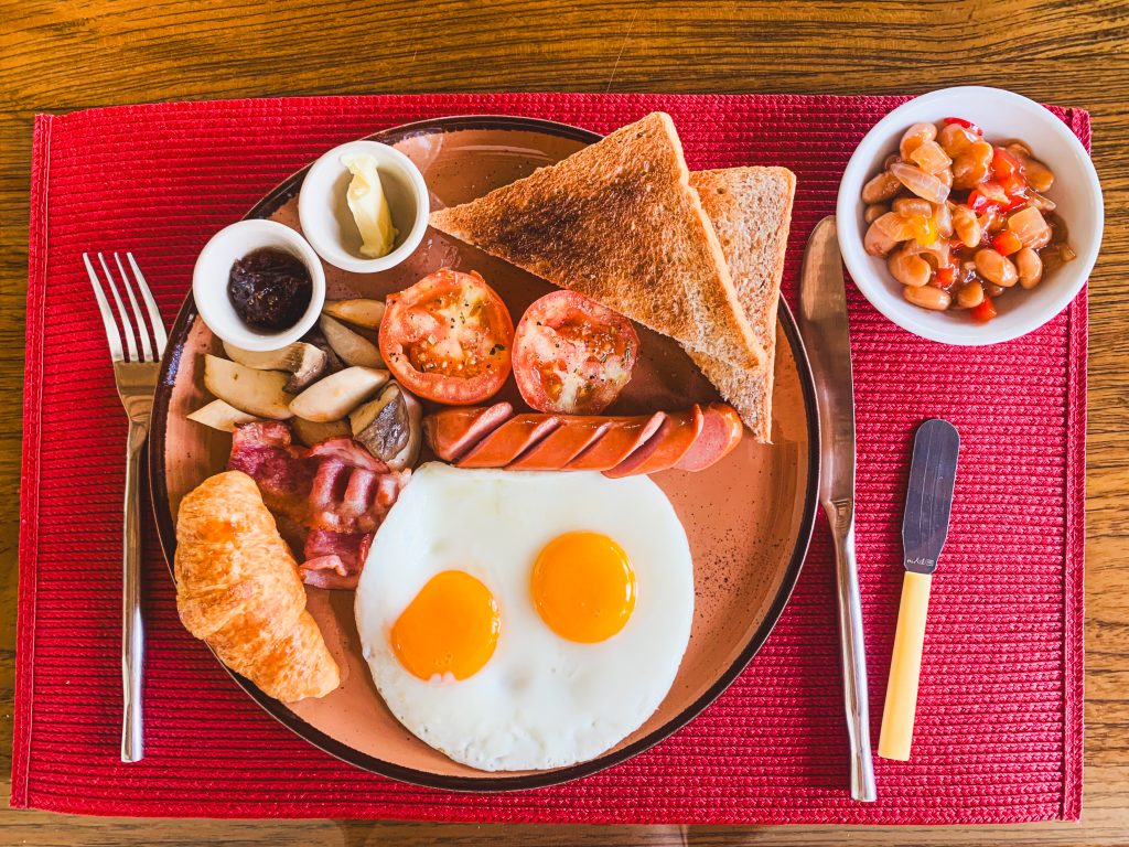 English breakfast set